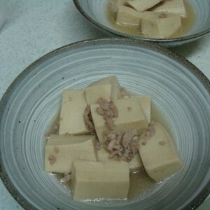 高野豆腐の挽肉煮
